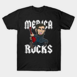 Abe Lincoln Merica Rocks USA Patriotic 4th of July T-Shirt